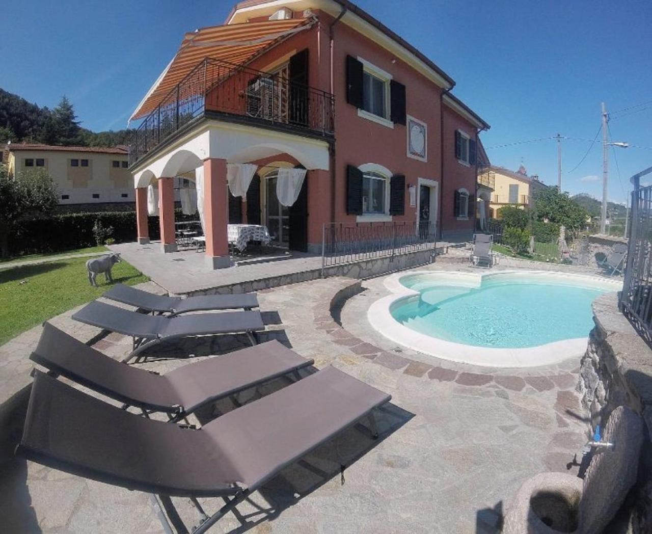 Villa Paola - Cinque Terre Unica! Pool E Ac! ピニョーネ エクステリア 写真
